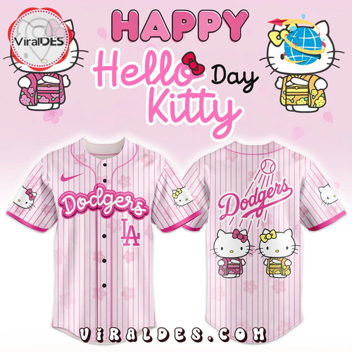 2025 Los Angeles Dodgers x Hello Kitty Baseball Jersey