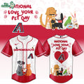 Arizona Diamondbacks National Love Your Pet Day 2026 Exclusive Team Jersey