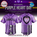 Arizona Diamondbacks MLB x Purple Heart Day Baseball Jersey