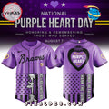 Atlanta Braves MLB x Purple Heart Day Baseball Jersey