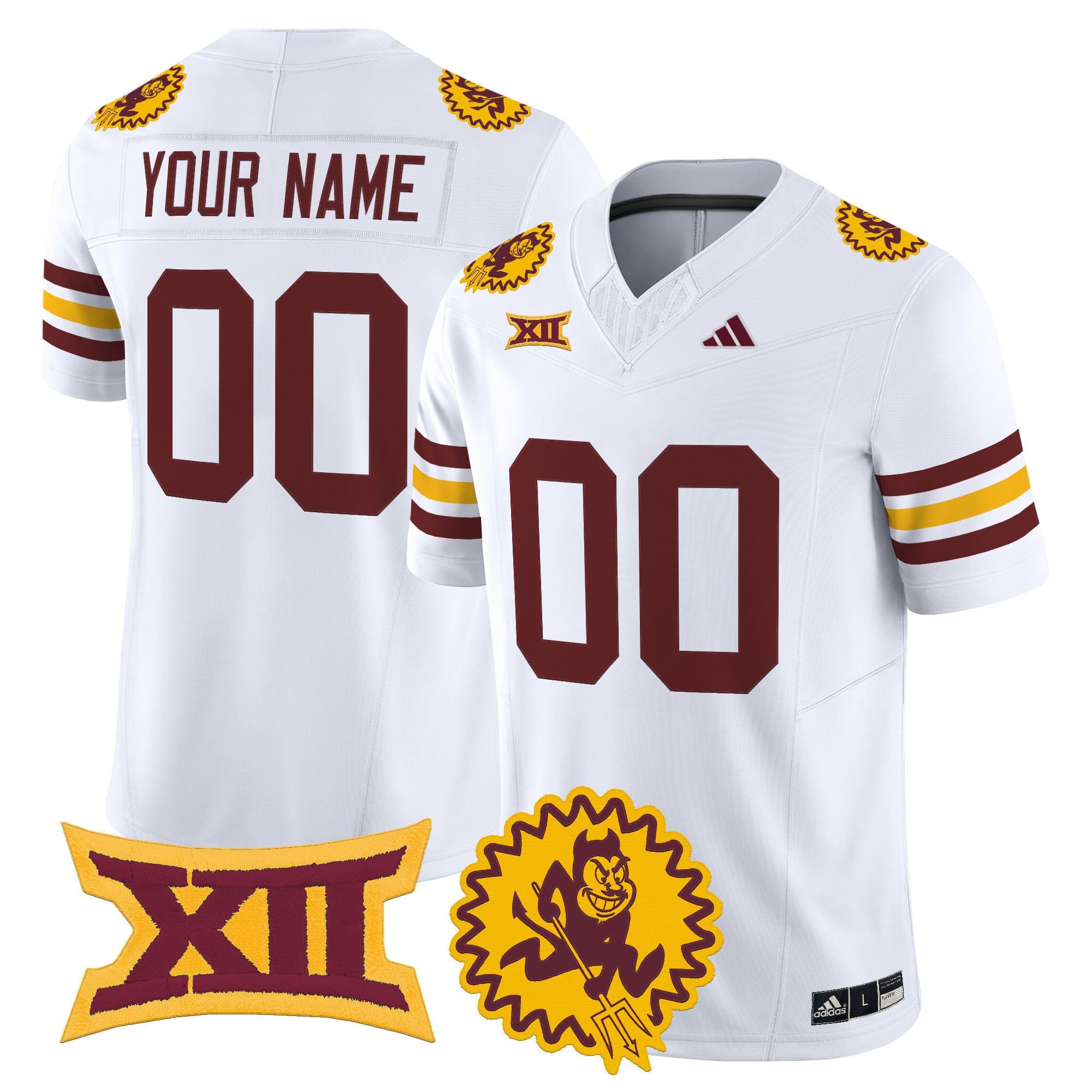 Arizona State Sun Devils 1975 Throwback Vapor Limited Custom Jersey - All Stitched