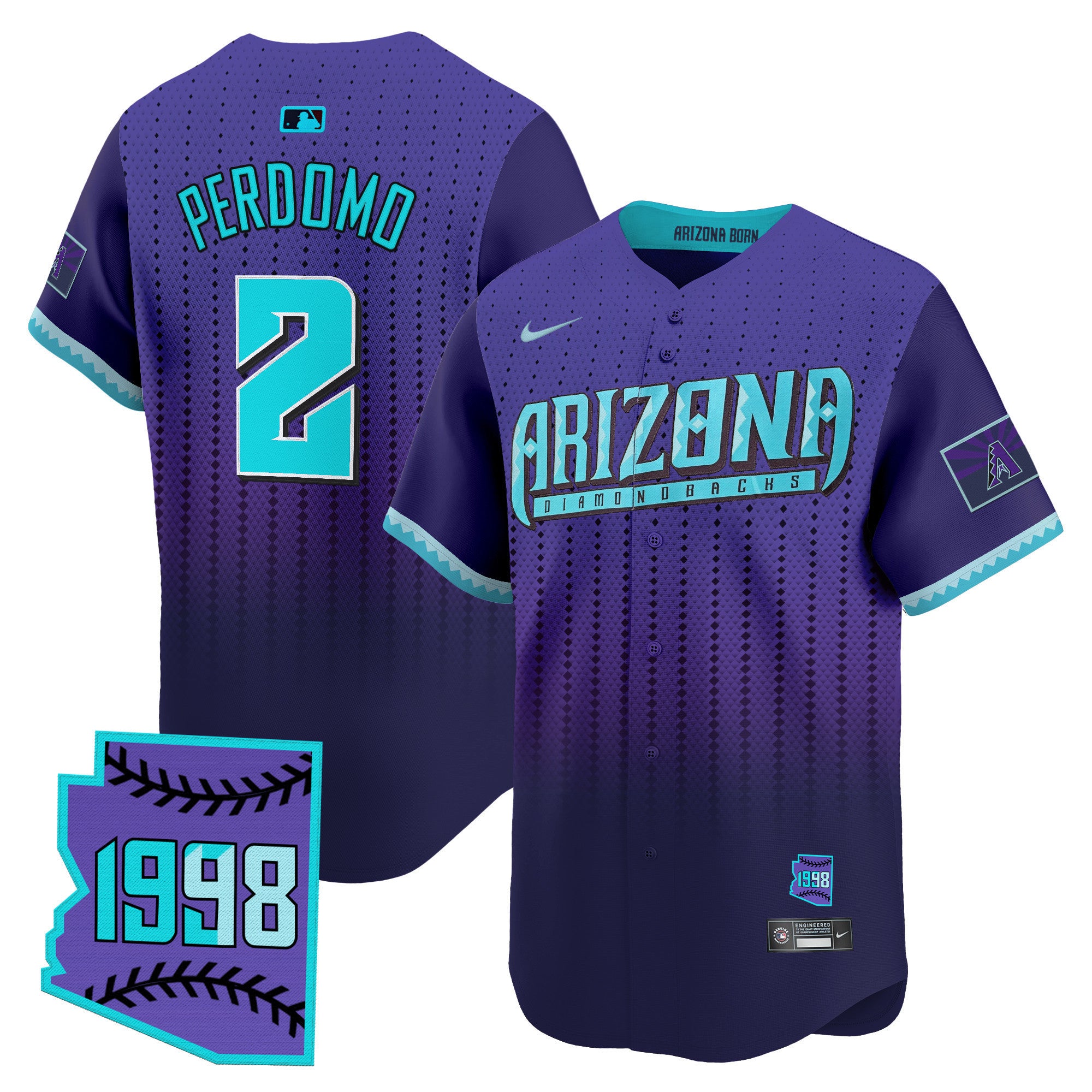Arizona Diamondbacks 2025 City Connect Vapor Premier Limited Jersey - Stitched
