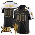 Arizona State Sun Devils 2024 Gold Vapor Limited Custom Jersey - All Stitched