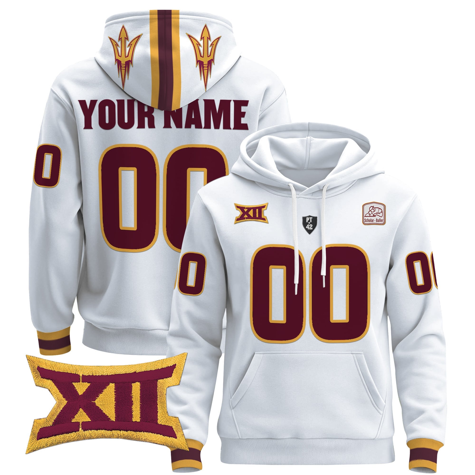Arizona State Sun Devils 2024 Custom Pullover Hoodie