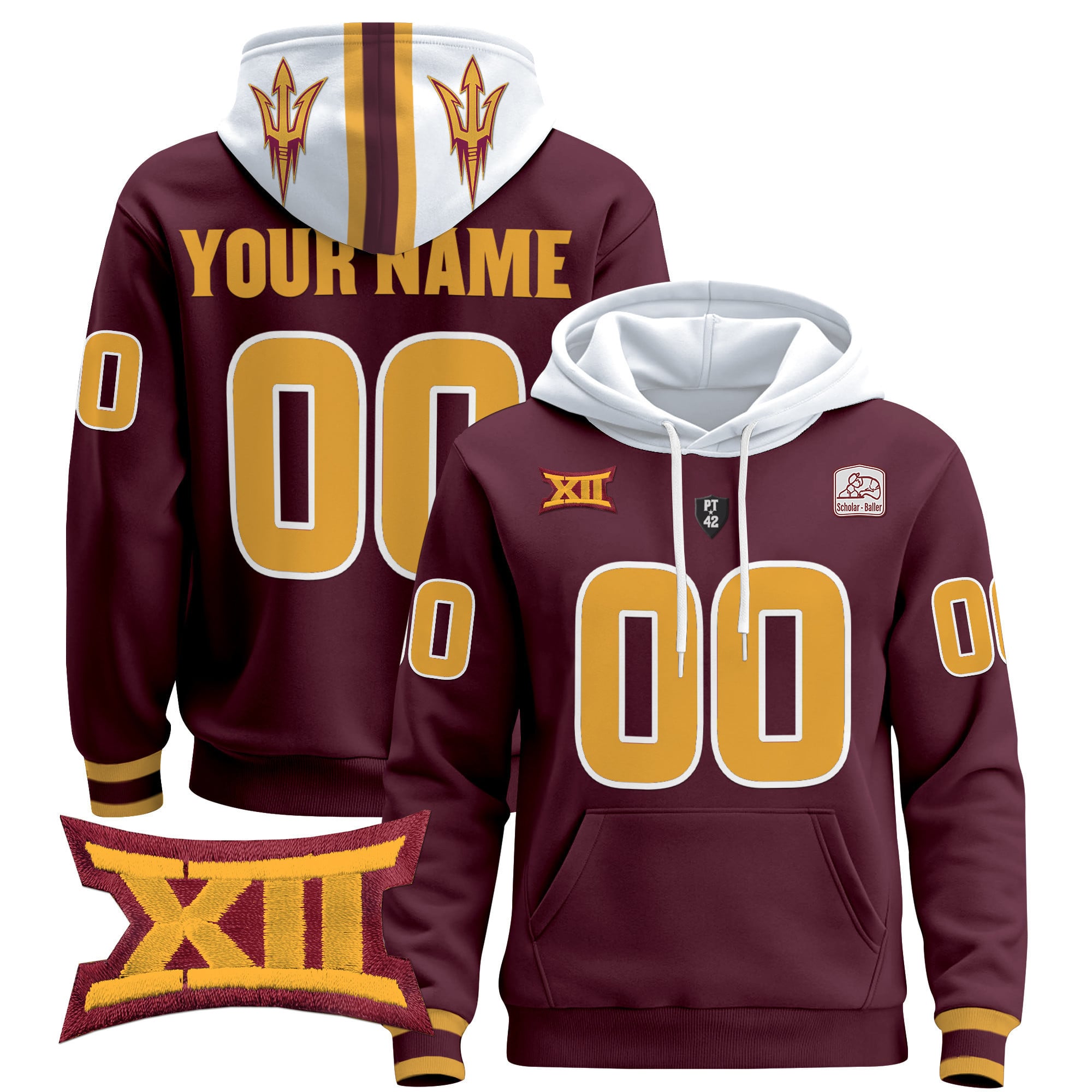 Arizona State Sun Devils 2024 Custom Pullover Hoodie