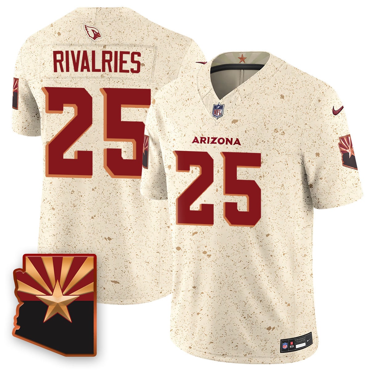 Arizona Cardinals F.U.S.E. Limited Rivalry Series Jersey - All Stitched