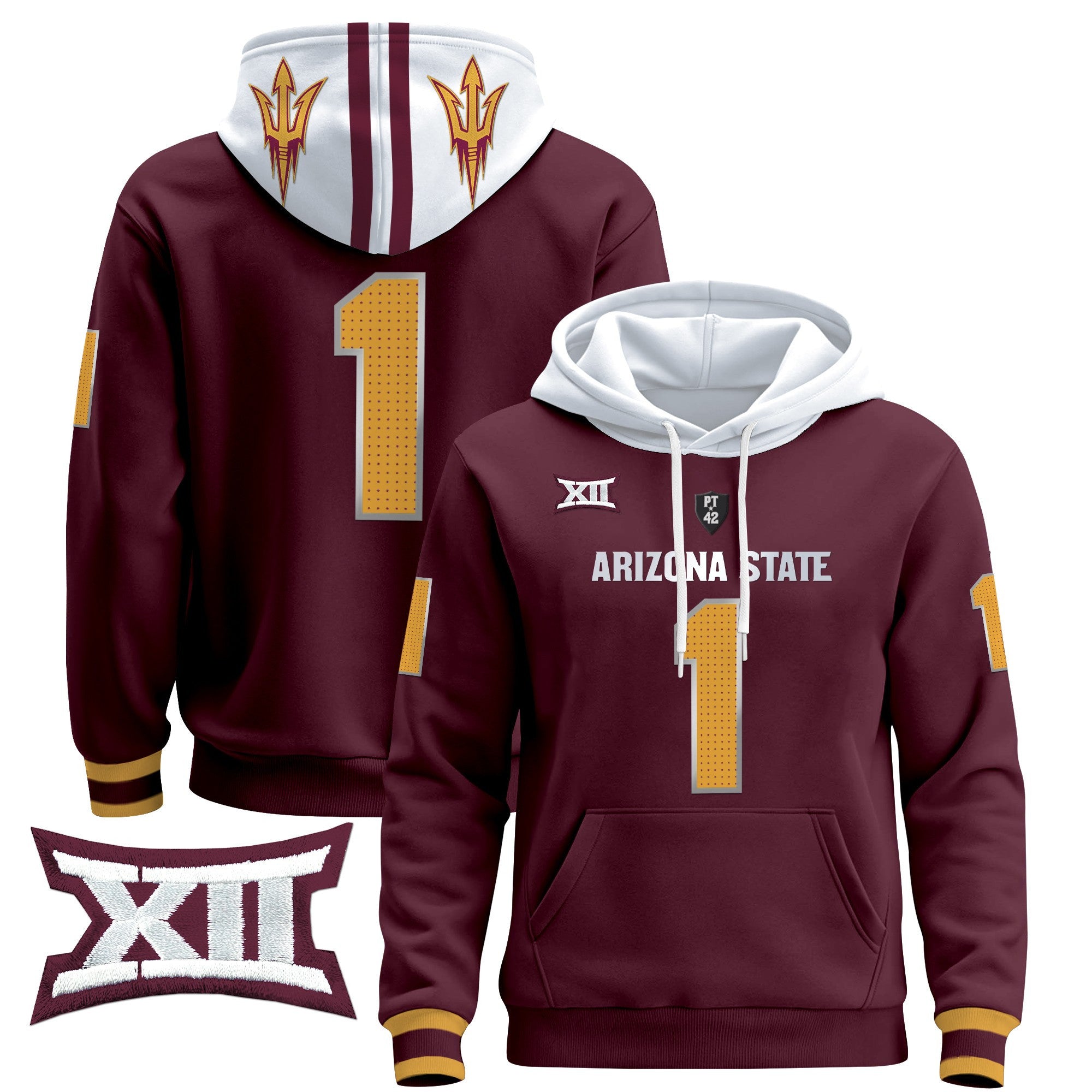 Arizona State Sun Devils 2024 Pullover Hoodie V4