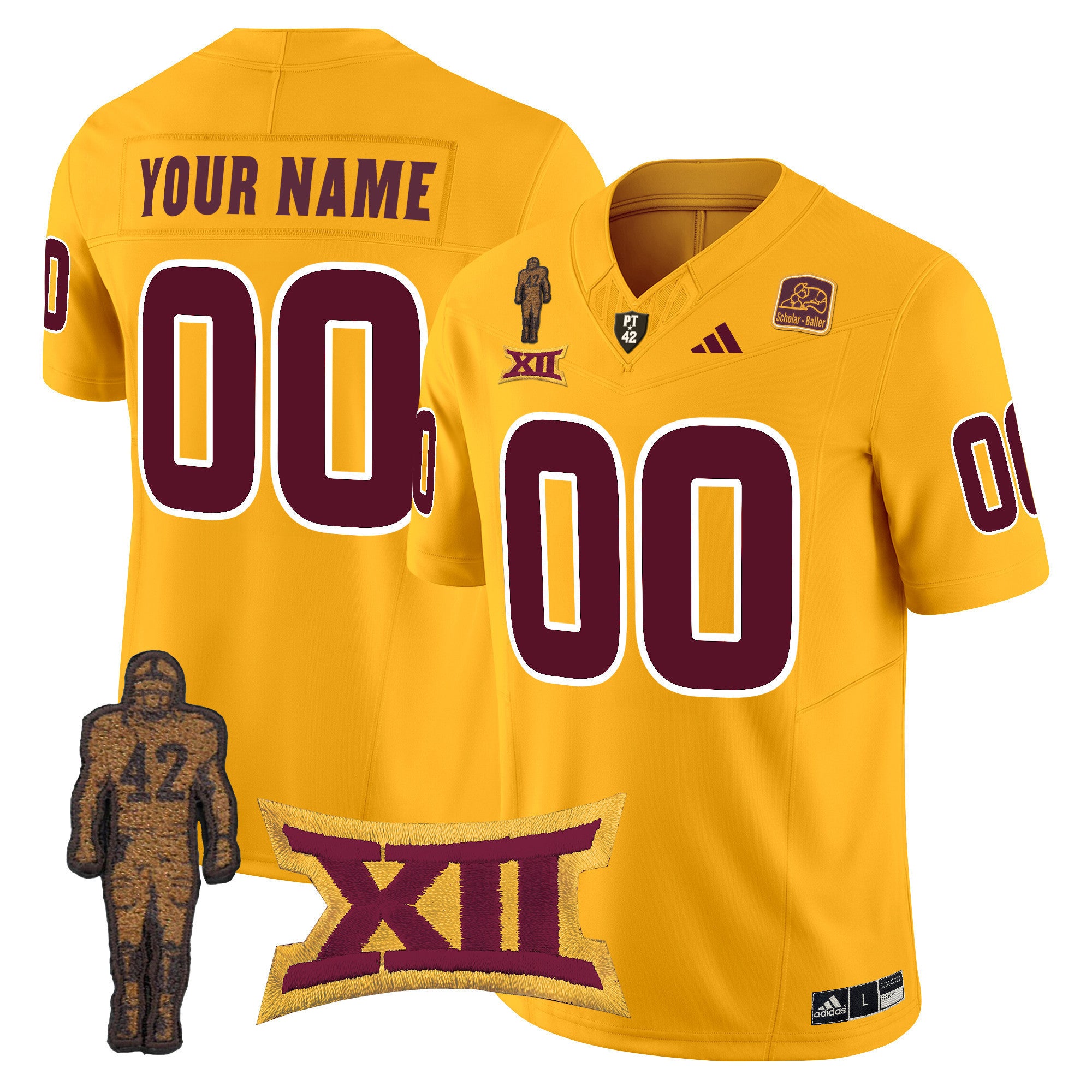Arizona State Sun Devils 2024 Pat Tillman Honoring Patch Vapor Limited Custom Jersey - All Stitched