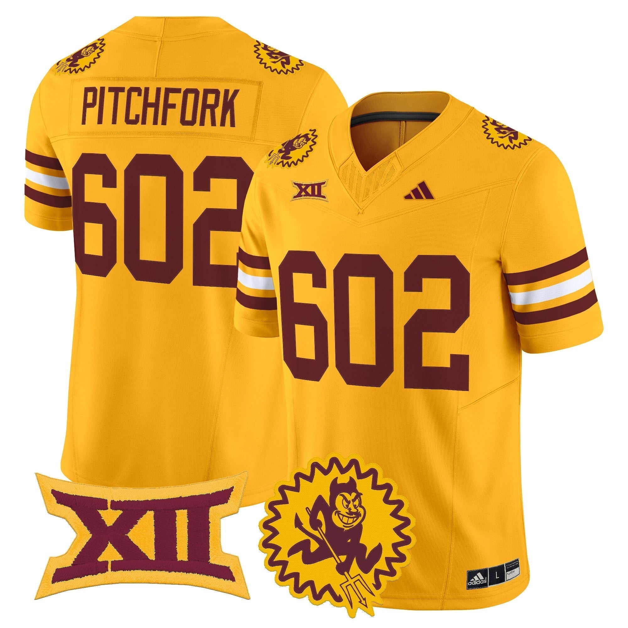 Arizona State Sun Devils 1975 Throwback Vapor Limited Jersey - All Stitched