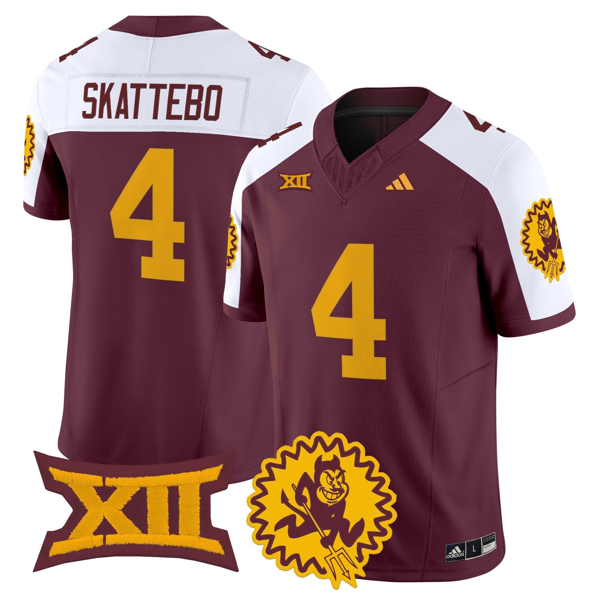 Arizona State Sun Devils 1975 Throwback Vapor Limited Jersey - All Stitched