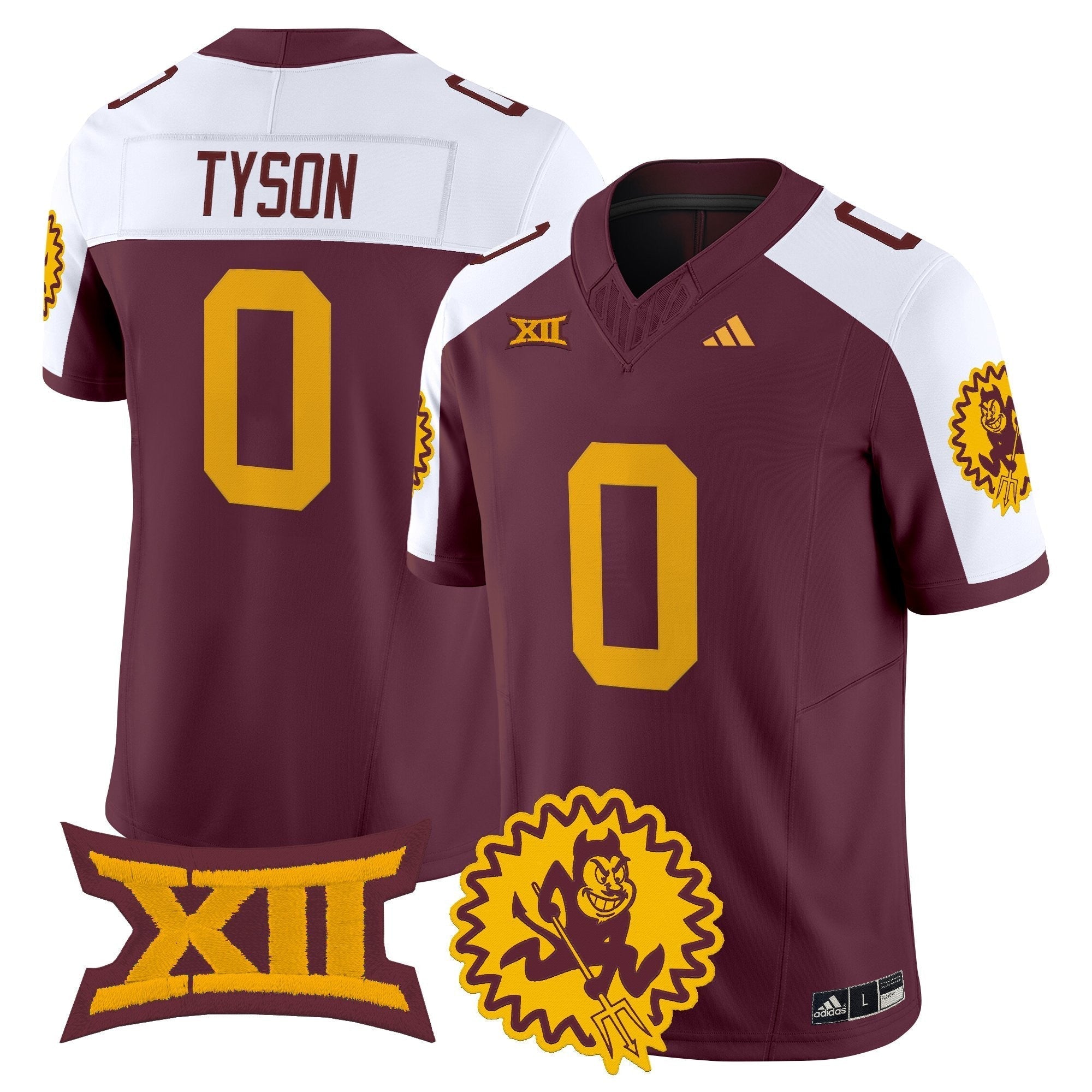 Arizona State Sun Devils 1975 Throwback Vapor Limited Jersey - All Stitched