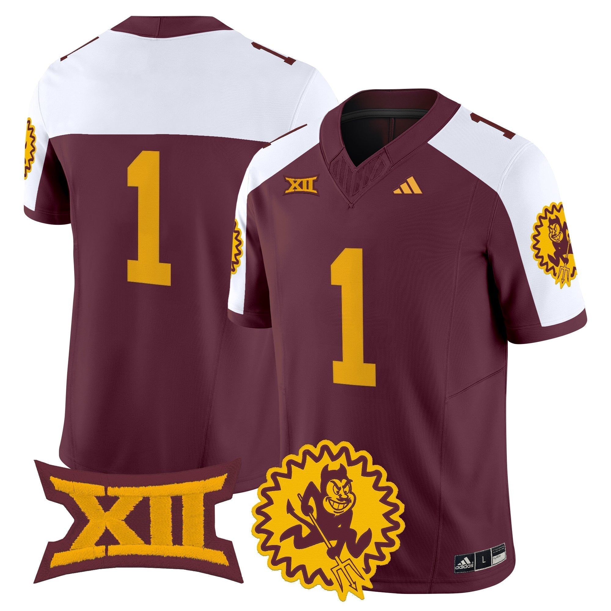 Arizona State Sun Devils 1975 Throwback Vapor Limited Jersey - All Stitched