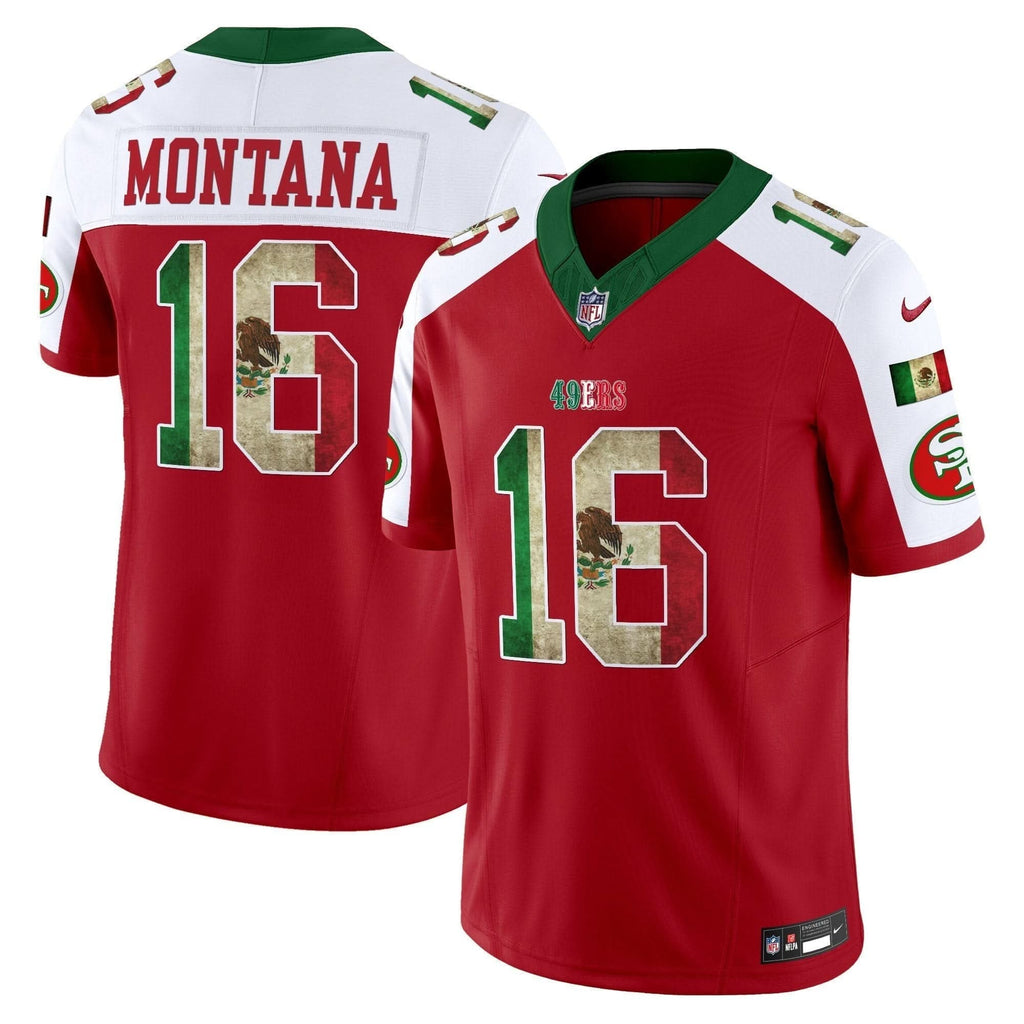 49ers Mexico Vapor Limited Jersey V4 - All Stitched